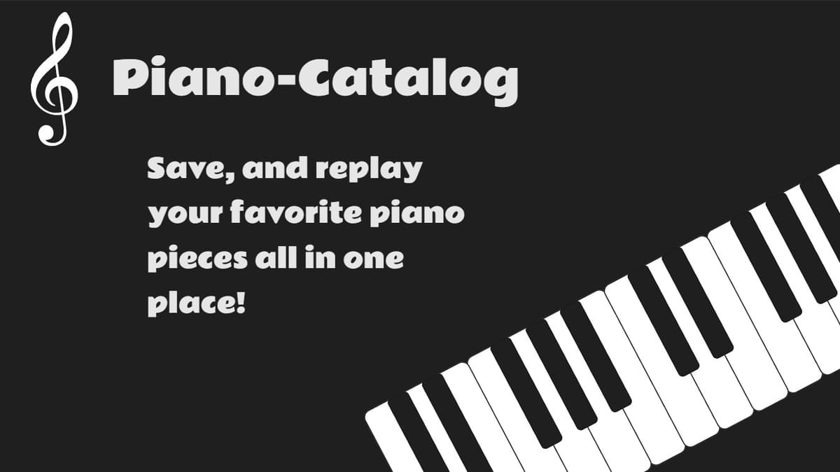 Piano-Catalog